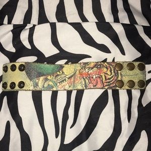 ORIGINAL UNISEX ED HARDY GENUINE LEATHER BRACELET